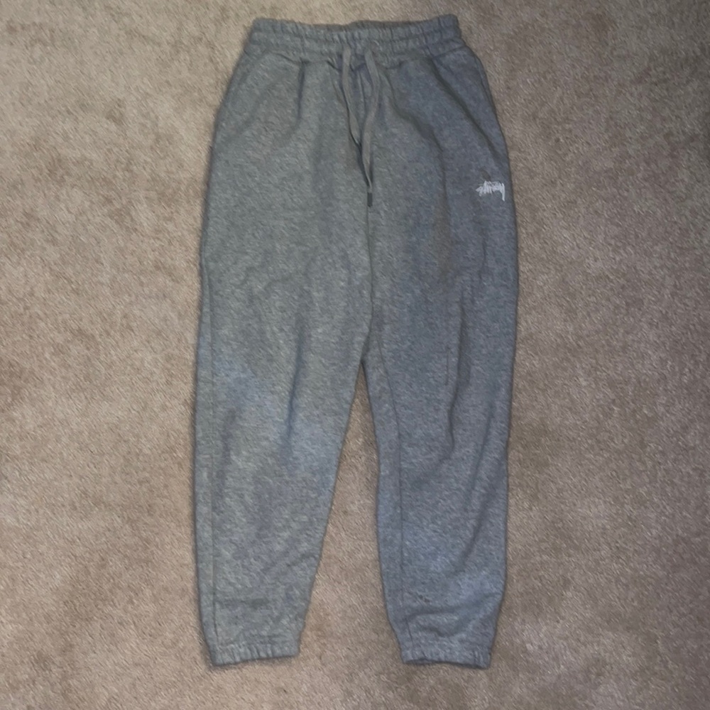 Grey Stussy Sweatpants Joggers